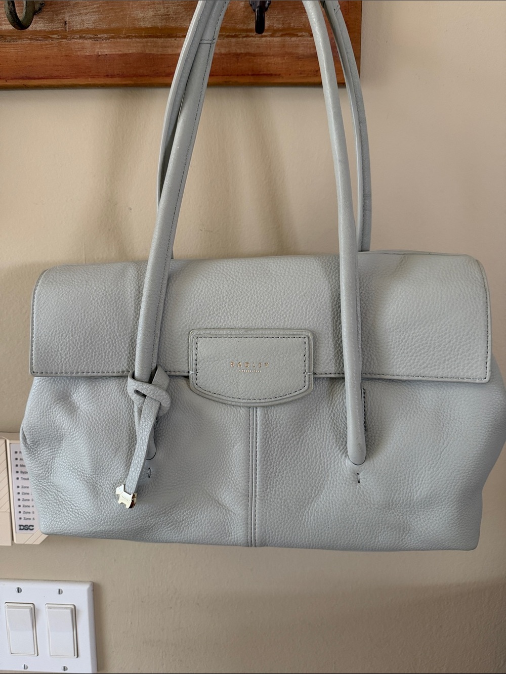 RADLEY London Burnham Beeches lgt blue/grayleather shoulder bag